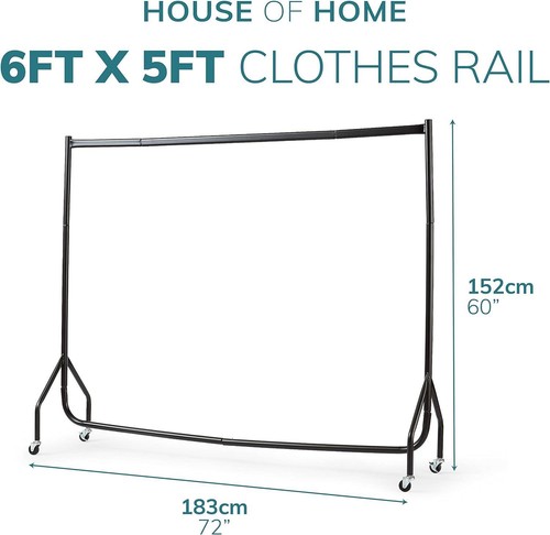 Clothes rail superior heavy - rail,