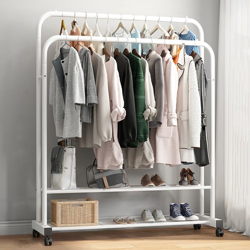 Heavy duty double rods clothes - duty,