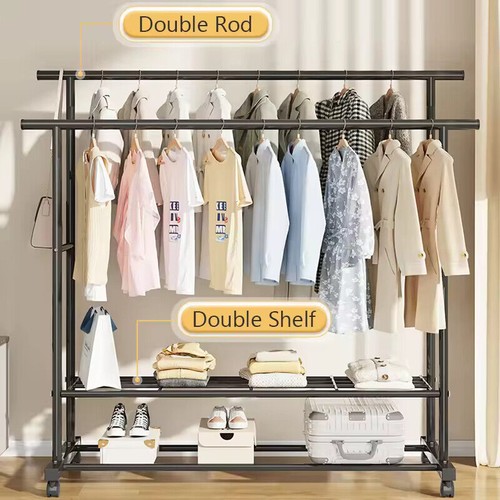 Heavy duty clothes rail 120kg - duty,