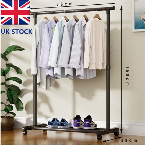 Metal clothes rail garment - clothes,