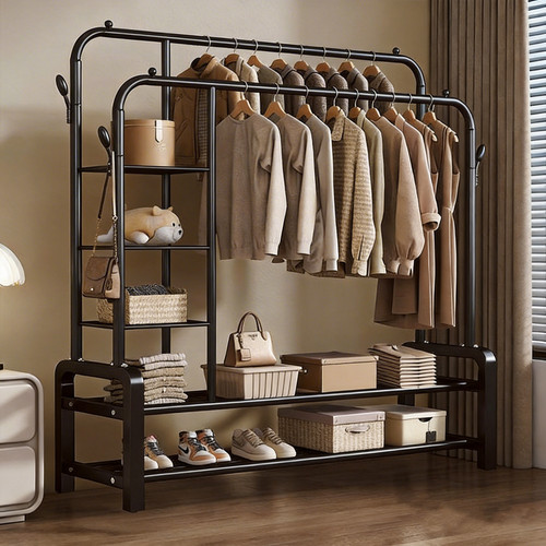 Heavy duty double clothes rail - heavy,
