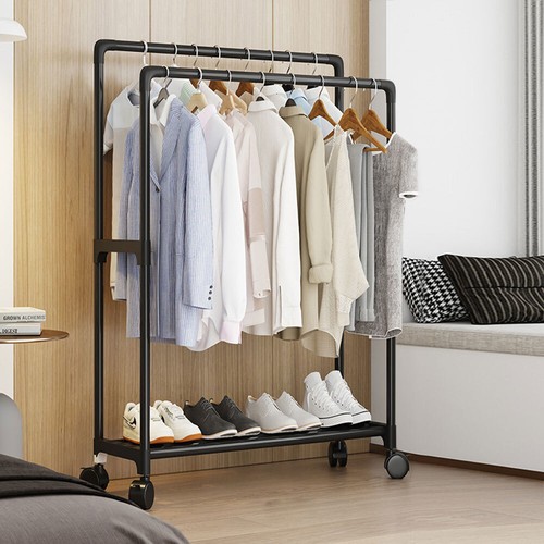 Heavy duty double clothes rail - heavy,