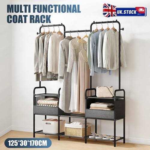 Heavy duty double clothes rail - clothes,