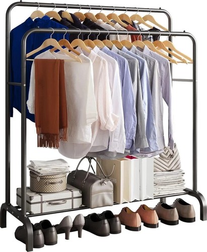 Double clothes rail - heavy, duty