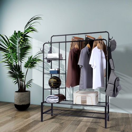 120kg heavy duty clothes rail - clothes,